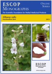ESCOP monographs The Scientific Foundation for Herbal Medicinal Products. Online series. Althaeae radix (Marshmallow root). Exeter: ESCOP; 2019.