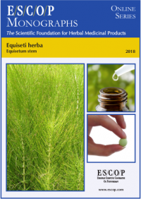 ESCOP monographs The Scientific Foundation for Herbal Medicinal Products. Online series. Equiseti herba (Equisetum Stem). Exeter: ESCOP; 2018.