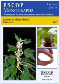 ESCOP monographs The Scientific Foundation for Herbal Medicinal Products. Online series. Leonuri cardiacae herba (Motherwort). Exeter: ESCOP; 2019.