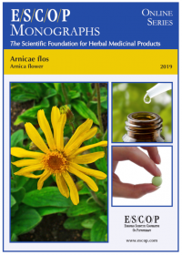 ESCOP monographs, The Scientific Foundation for Herbal Medicinal Products. Online series. Arnicae flos (Arnica flower). Exeter: ESCOP; 2019.
