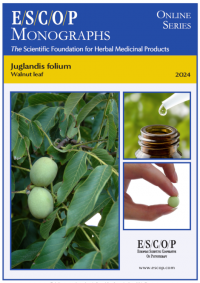  ESCOP monographs The Scientific Foundation for Herbal Medicinal Products. Online series. Juglandis folium (Walnut leaf). Exeter: ESCOP; 2024.