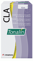 CLA (Ácido Linoleico Conjugado). Envases de 45 cápsulas. Cada cápsula contiene 800 mg de ácido linoleico conjugado procedentes de aceite de Cártamo (<i>Carthamus tinctorius</i>).