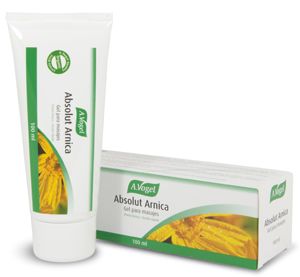 Absolut Arnica Gel.  Tubo 100 mL. 100 g de gel contiene: 50 g de tintura de flor fresca de <i>Arnica montana</i> de cultivo biológico certificado. Agua purificada, glicerol, hidroxipropilmetil-celulosa, c.s.p. 100 g.