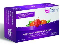 Biform Garcinia Cambogia. Estuche con 48 comprimidos con extracto de fruto de <i>Garcinia cambogia</i>.