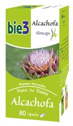 BIE3 Alcachofa. Estuche con 80 cápsulas Cada cápsula contiene 500 mg de polvo micronizado de hojas de alcachofera (<i>Cynara scolymus</i>). CN: 354086.5.