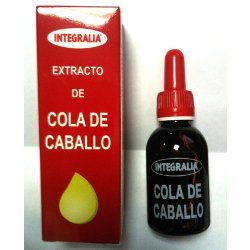 Cola de Caballo Extracto Estuche y Frasco, tapón cuentagotas con 50 mL. 60 gotas aportan Cola de Caballo Extracto hidroalcohólico 1,8 mL. 