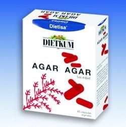 Dietkum Agar Agar. Estuche con 45 cápsulas