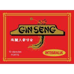 Ginseng Coreano Forte. Estuche y blister con 10 cápsulas. 1 cápsula aporta Ginseng Coreano 250 mg, Extracto de Ginseng Coreano 150 mg.