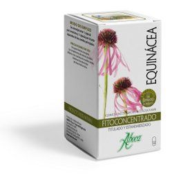 Equinácea Concentrado Total Bio (<i>Echinacea pallida</i>). 50 cápsulas de 610 mg cada una, en las que se combina el extracto liofilizado o criosecado y el polvo de granulometría fina. 