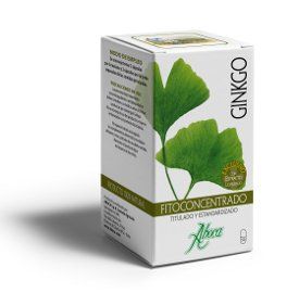 Ginkgo Concentrado Total Bio (<i>Ginkgo biloba</i>). 50 cápsulas de 500 mg cada una, en las que se combina el extracto liofilizado o criosecado y el polvo de granulometría fina.