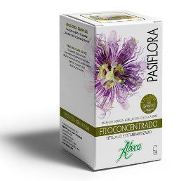 Pasiflora Concentrado Total Bio (<i>Passiflora incarnata</i>). 50 cápsulas de 500 mg cada una, en las que se combina el extracto liofilizado o criosecado y el polvo de granulometría fina.