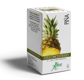 Piña Polvo Fino (<i>Ananas sativus</i>). 50 cápsulas de 450 mg cada una, en las que se combina el extracto liofilizado o criosecado y el polvo de granulometría fina.