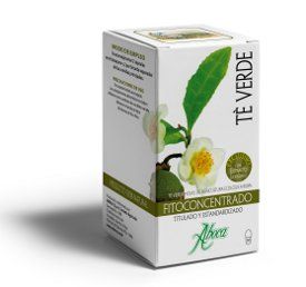 Té verde Concentrado Total Bio (<i>Camelia sinensis</i>). 50 cápsulas de 500 mg cada una, en las que se combina el extracto liofilizado o criosecado y el polvo de granulometría fina el extracto liofilizado o criosecado y el polvo de granulometría fina.