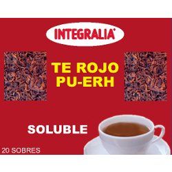 Te Rojo Tisana Estuche con 20 sobres. 3 sobres aportan Ext. Te Rojo 900 mg.