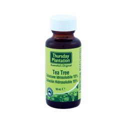 Aceite del árbol del té. Solución hidrosoluble 15%. Frasco 50 mL.