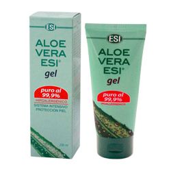 Gel de Áloe vera. Tubos de 100 mL y 200 mL, en caja.