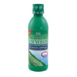 Aloe Vera Zumo Colon Cleanse. Botella (Calidad PET-1), de 500 mL con tapón dosificador. 100% Puro zumo fresco de aloe vera. Complemento alimenticio.