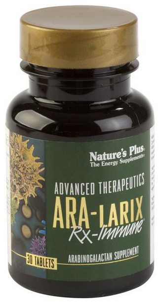 Ara-Larix. 30 comprimidos. Cada comprimido contiene 500 mg de arabinogalactano (extracto de <i>Larix occidentalis</i>). 