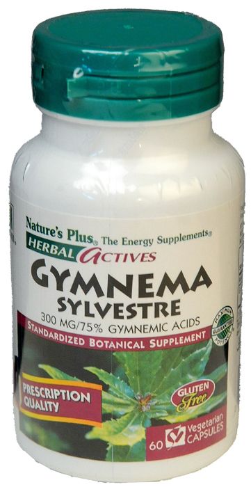 Gymnema Sylvestre. Envase de 60 cápsulas. Cada cápsula aporta: Extracto de hoja de <i>Gymnema sylvestre</i> 300 mg (estandarizada al 75% [225 mg] de ácidos gimnémicos).