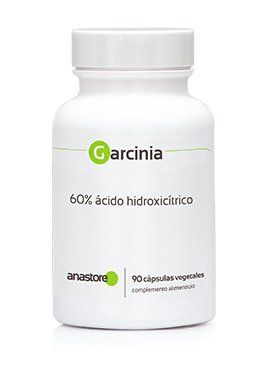 Garcinia Cambogia. Cada dos cápsulas contienen 800 mg de extracto seco de fruto de garcinia (<i>Garcinia cambogia</i> Desr.) titulado al 60% en ácido hidroxicítrico (AHC) (es decir, 480 mg). Otros ingredientes:  antiaglomerante (E470b): estearato de magnesio, cápsula vegetal: hidroxipropilmetilcelulosa. Envase de 90 cápsulas. Complemento alimenticio.
