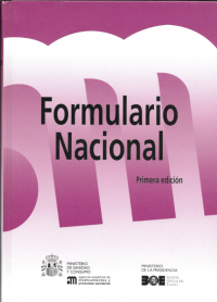Formulario Nacional. Madrid: Ministerio de Sanidad y Consumo, Secretaría Técnica, Boletín Oficial del Estado, 2003. 647 páginas. ISBN: 84-340-1471-8. 