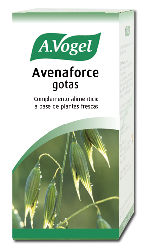 Avenaforce. Frasco 100 mL. 1 mL contiene 470 mg de jugo estabilizado de planta fresca de <i>Avena sativa</i>. 1 mL = 37 gotas. Libre de gluten y lactosa.