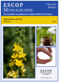 ESCOP monographs The Scientific Foundation for Herbal Medicinal Products. Online series. Agrimoniae herba (Agrimony). Exeter: ESCOP; 2019.
