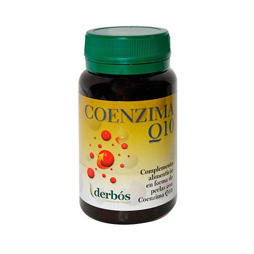 Coenzima Q10. Aceite de girasol, coenzima Q10, emulgentes (gliceril monoestearato y lecitina de soja), antioxidantes (tocoferoles naturales, palmitato de ascorbilo y galato de propilo. Cubierta: gelatina de origen bovino, glicerina, colorante (óxido de hierro rojo). 60 Perlas de 612,286 mg. Advertencia: contiene una fuente de soja. Sin gluten y sin lactosa. Complemento alimenticio.