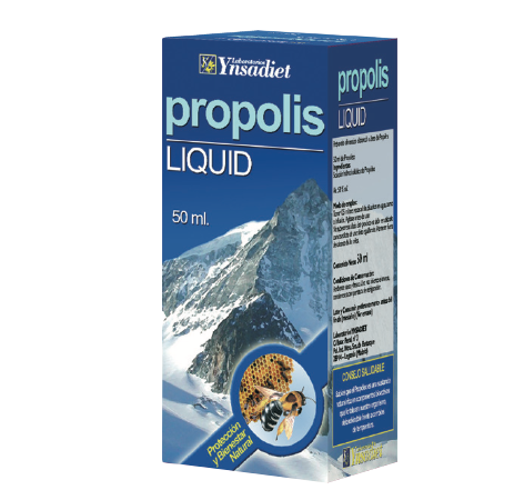 Própolis Liquid. 50 mL. Extracto fluido de propóleo (alcohol 50%). Complemento alimenticio.