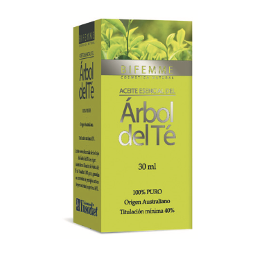 Aceite de árbol del té. 30 mL. Aceite esencial de <i>Melaleuca alternifolia</i>.