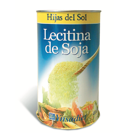Lecitina de soja Hijas del Sol (granulada). Botes de 450 g y bolsas 600 g. Complemento alimenticio.