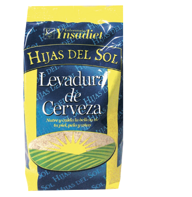 Levadura de cerveza desamargada Hijas del Sol. Bolsa de 150 g (en copos).