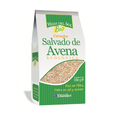 Salvado de Avena Ecológico Hijas del Sol. 350 g.