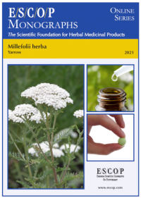 ESCOP monographs The Scientific Foundation for Herbal Medicinal Products. Online series. Millefolii Herba (Yarrow). Exeter: ESCOP; 2021.
