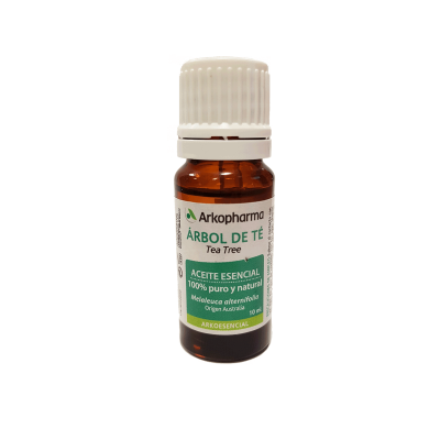 Arkoesencial Aceite Esencial de Árbol de Té. 10 mL de Aceite esencial de <i>Malaleuca alternifolia</i>. CN: 323469.6.