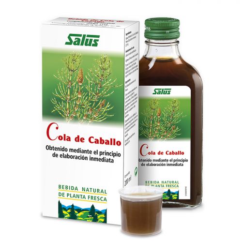 Cola de caballo Bio. Agua, parte aérea de cola de caballo fresca (<i>Equisetum arvense</i>) (37%). Frasco de 200 mL. Complemento alimenticio.